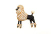Poodle Brooch Black Enamel Pin - The Hirst Collection