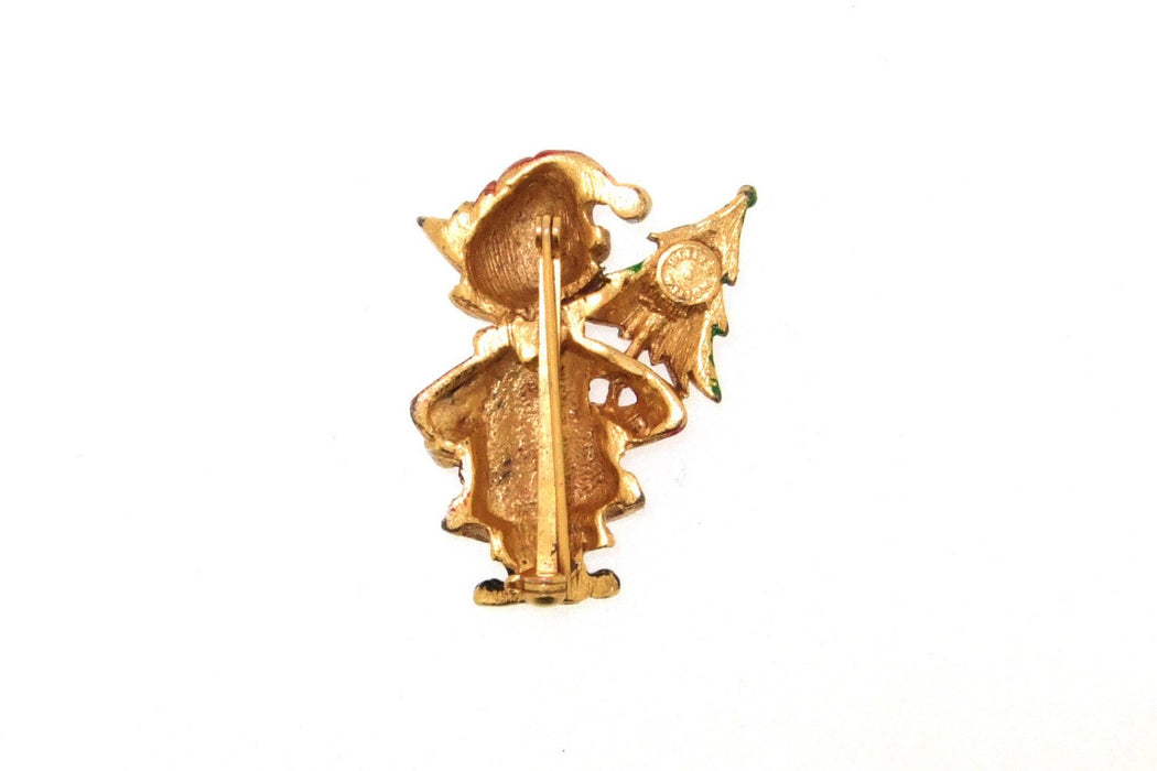 Butler & Wilson Christmas Tree Cat Brooch Pin - The Hirst Collection