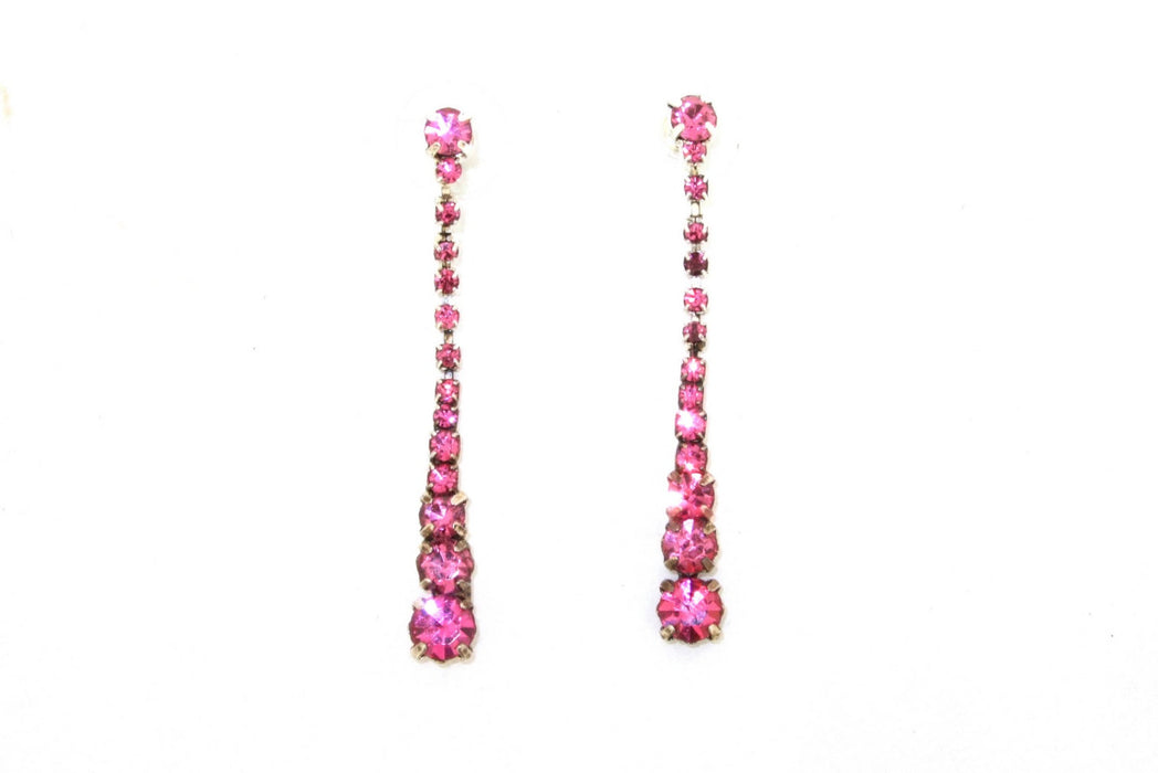 Crystal Pink Earrings - The Hirst Collection