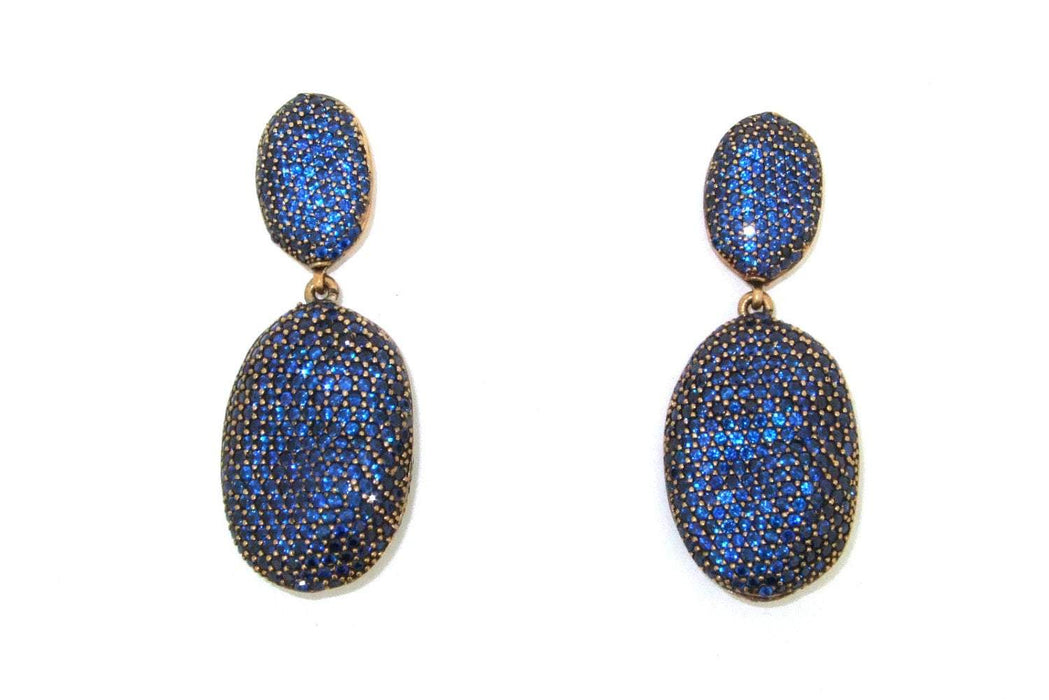 Sapphire Blue Earrings Iolite by JCM - The Hirst Collection