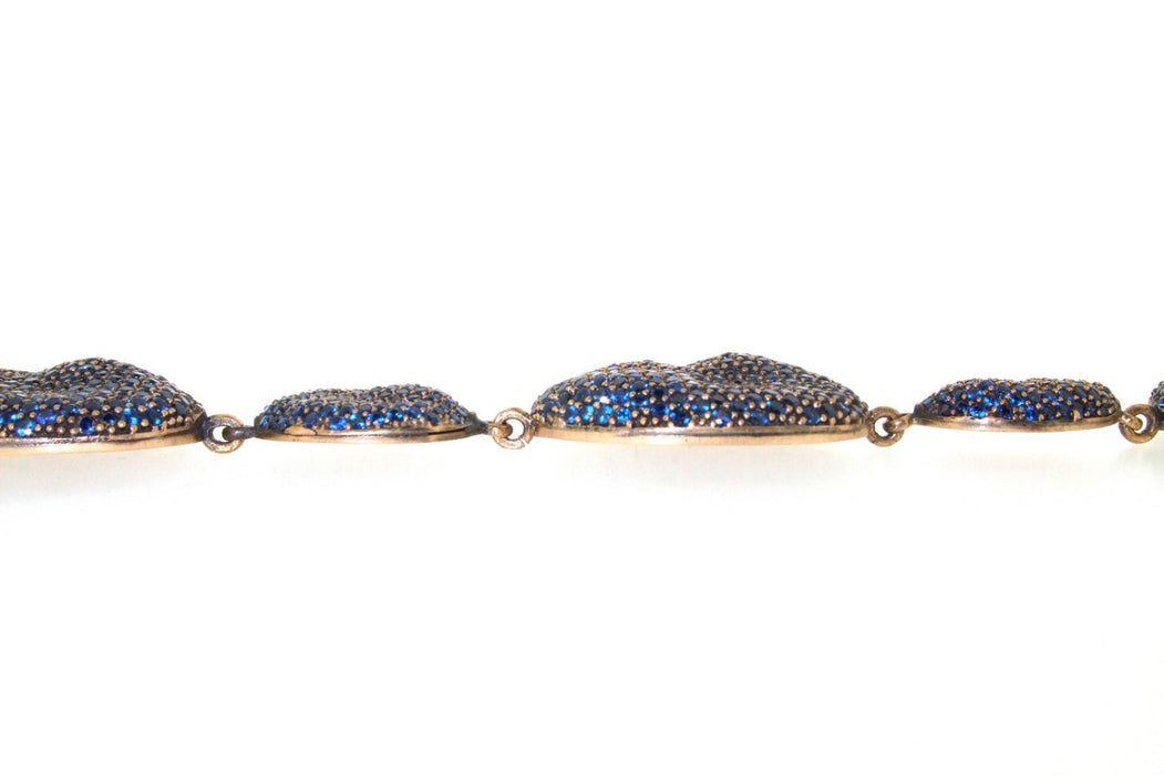 Sapphire Blue Necklace Pebbles by JCM - The Hirst Collection
