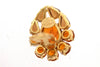 Vintage 1958 Christian Dior  Earrings Amber Crystal - The Hirst Collection