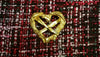 Vintage Christian Lacroix Brooch Heart Pin - The Hirst Collection