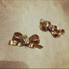 Yves Saint Laurent gold bow earrings - The Hirst Collection