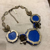 Blue Oscar De La Renta Statement Necklace - The Hirst Collection