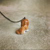 Brown King Charles Spaniel dog Pendant by And Mary - The Hirst Collection