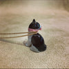 Black and White Cat pendant by And Mary in porcelaine - The Hirst Collection