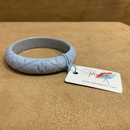 Splendette light blue  bluebell midi bangle - The Hirst Collection