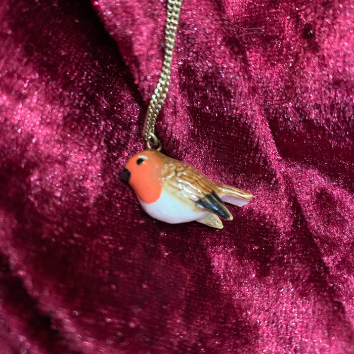 Robin necklace by And Mary