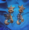 Jacky De G Pairs Ocean Paris Sealife chandelier earrings - The Hirst Collection