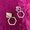 Yves Saint Laurent Purple Earrings - The Hirst Collection