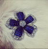 Sapphire blue vintage brooch by Avon - The Hirst Collection