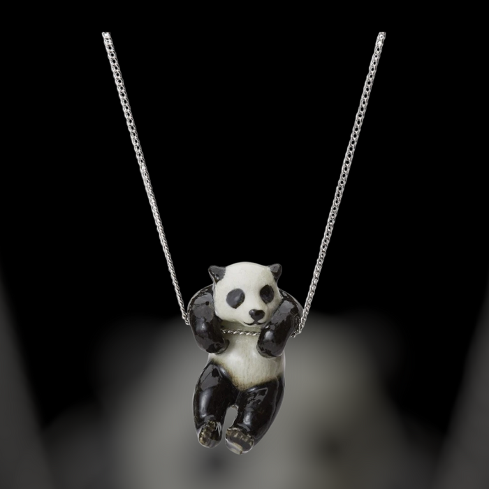 Panda Necklace by And Mary