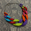 Multi coloured Acrylic chain necklace - The Hirst Collection