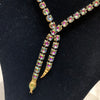 Askew London Snake Necklace with rainbow glass - The Hirst Collection