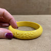 Splendette yellow marigold midi bangle - The Hirst Collection