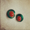 Trifari Green Earrings from the L’Orient Collection - The Hirst Collection