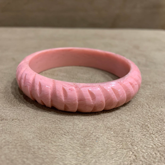 Pale Pink Splendette midi bangle - The Hirst Collection