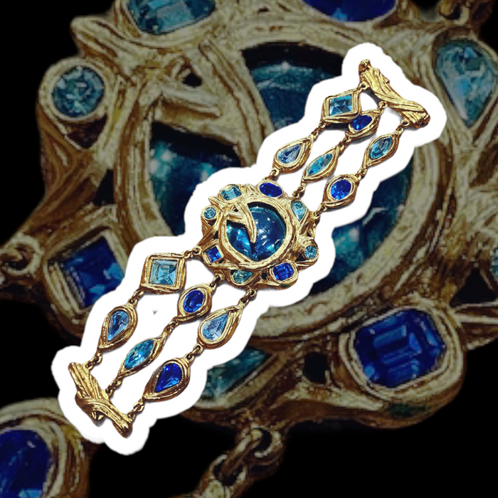 Yves Saint Laurent Blue Statement bracelet - The Hirst Collection