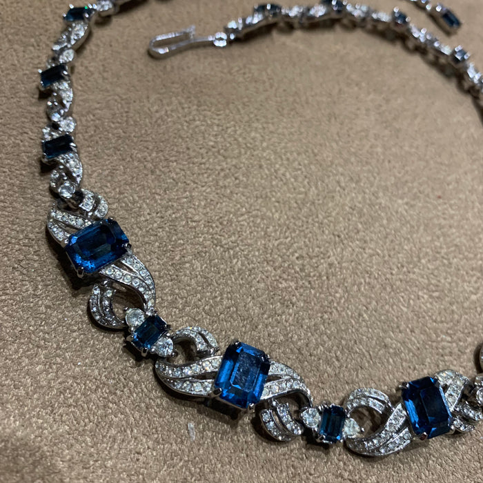 Vintage Sapphire Blue necklace