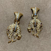 Chandelier sparkly leopard earrings - The Hirst Collection