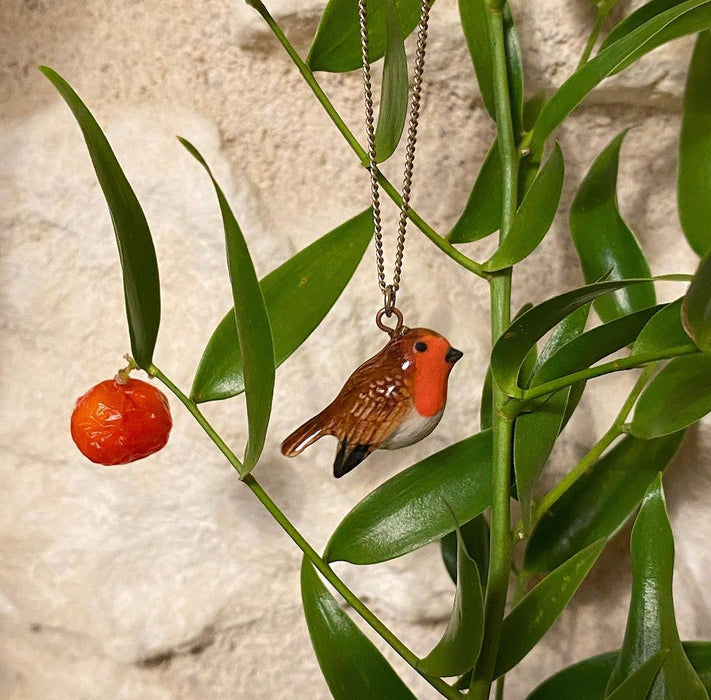 Robin necklace by And Mary