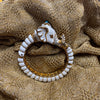 Kenneth Jay Lane White Elephant Bracelet - The Hirst Collection