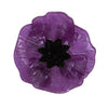 Erstwilder Purple Poppy Field brooch - The Hirst Collection