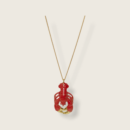 Lobster porcelaine pendant by And Mary - The Hirst Collection