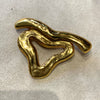 Lacroix Large Modernist Gold brooch - The Hirst Collection