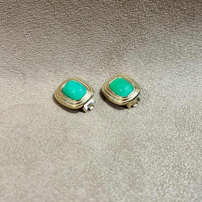Christian Dior Green vintage  Earrings