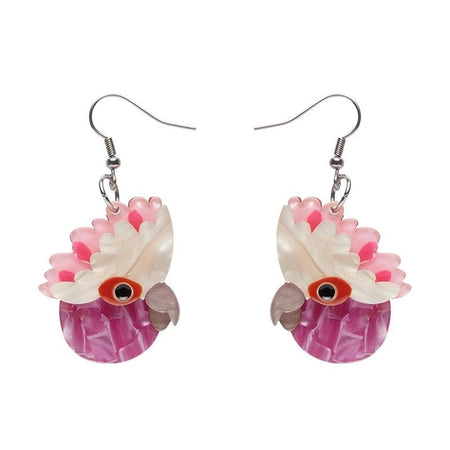 Erstwilder Pinky Promise Galah Earrings - The Hirst Collection