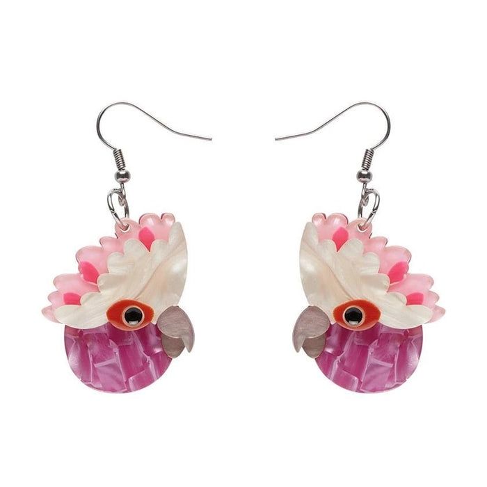 Erstwilder Pinky Promise Galah Earrings - The Hirst Collection