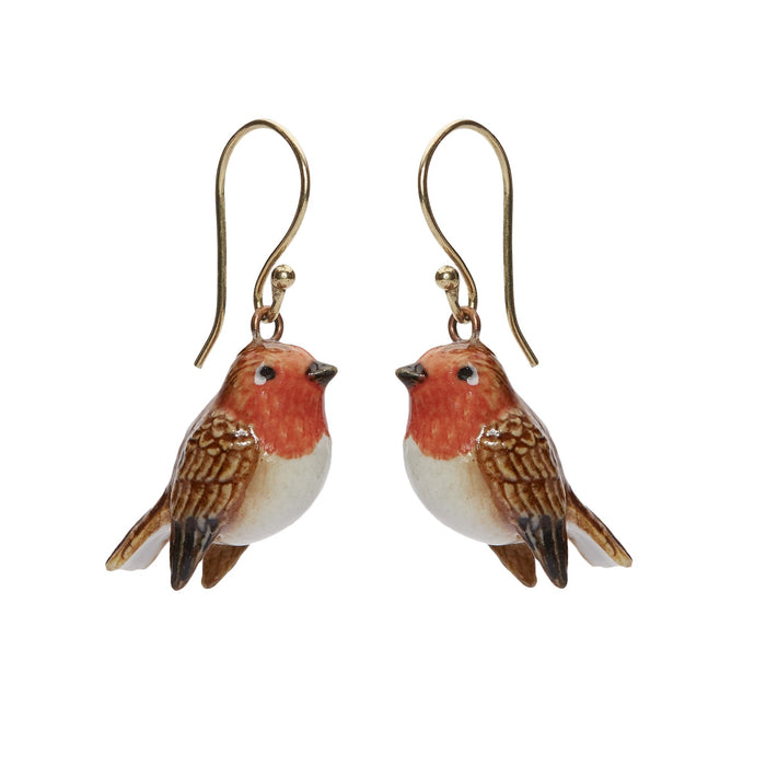 Robin earrings by And Mary