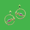 Chameleon Hoop Earrings by Bill Skinner - The Hirst Collection