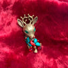 Butler and Wilson Christmas Reindeer brooch - The Hirst Collection