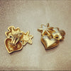 Christian Lacroix Heart and star clip on  earrings - The Hirst Collection