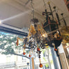 Antique Amber glass drop Chandelier. - The Hirst Collection