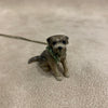 Border Terrier Pendant by And Mary in porcelaine - The Hirst Collection