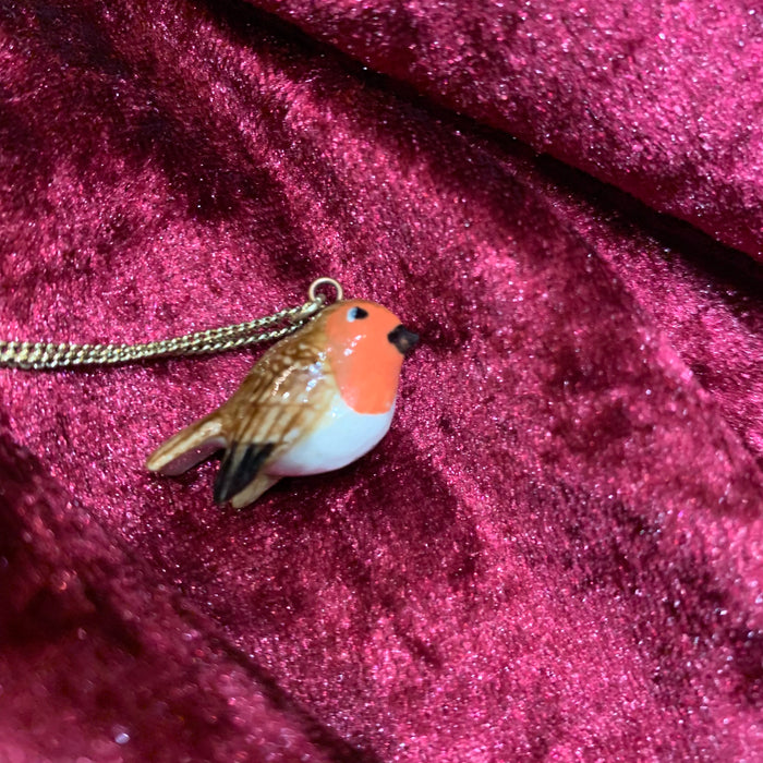 Robin necklace by And Mary