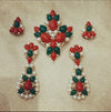 Trifari Earrings Kashmir Collection - The Hirst Collection