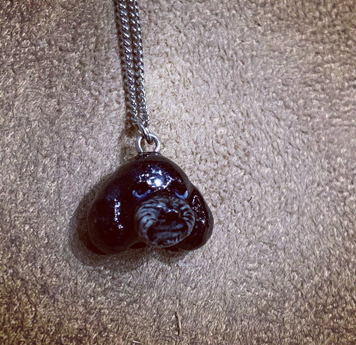 Black Poodle cockerpoo Head Necklace And Mary - The Hirst Collection