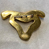 Lacroix Large Modernist Gold brooch - The Hirst Collection