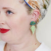 Erstwilder Slippin Under Green Jellyfish Earrings - The Hirst Collection