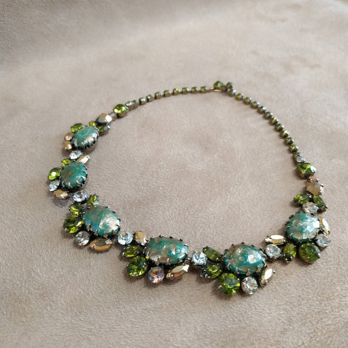 Vintage Regency Green Necklace