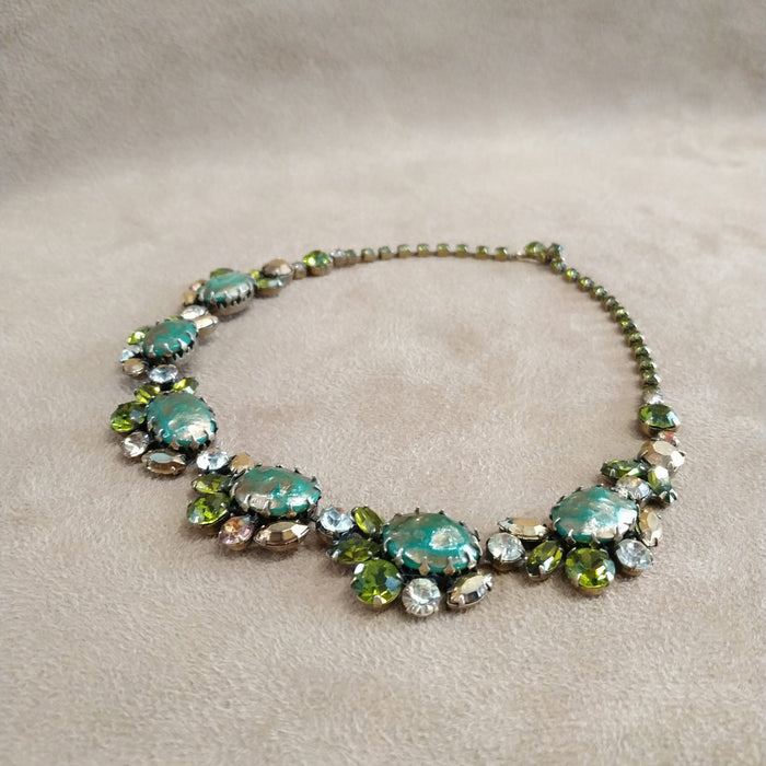 Vintage Regency Green Necklace