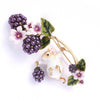 Blackberry & Mouse brooch by Bill Skinner - The Hirst Collection