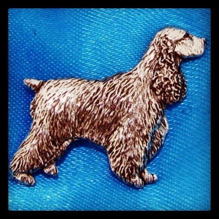 Cocker Spaniel dog pin brooch - The Hirst Collection