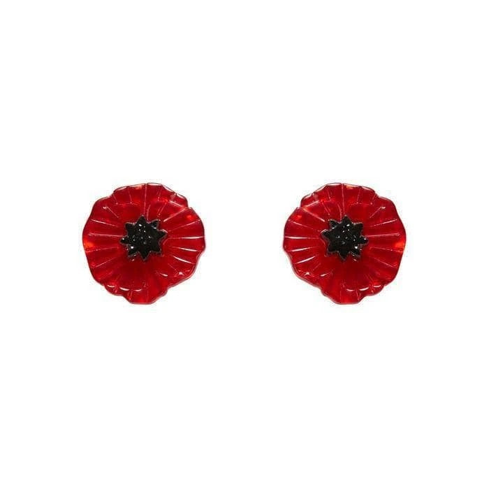 Erstwilder Poppy Field Stud Earrings - The Hirst Collection