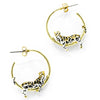 Clouded Leopard Hoop Earrings by Bill Skinner - The Hirst Collection